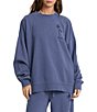 Billabong Tides Saltwash Oversized Brushed Fleece Coordinating Sweatshirt - Image 1