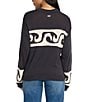 Billabong Wave Fade Long Sleeve Jacquard Sweater, Color:Black Sand - Image 2