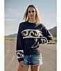 Billabong Wave Fade Long Sleeve Jacquard Sweater, Color:Black Sand - Image 5