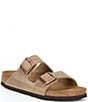 Color:Tobacco - Image 1 - Women's Arizona Oiled Leather Soft Footbed Sandals