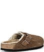 Birkenstock Women's Boston Suede Shearling Lined Clogs - Image 6