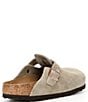Color:Taupe - Image 2 - Women's Boston Suede Soft Footbed Clogs