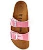 Color:Candy Pink Patent - Image 5 - Girls' Arizona Birko-Flor Patent Sandals (Infant)