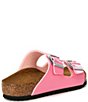 Color:Candy Pink Patent - Image 2 - Girls' Arizona Birko-Flor Patent Sandals (Toddler)