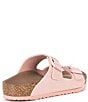 Color:Soft Pink - Image 2 - Girls' Arizona Double Banded Buckle Vegan Sandals (Youth)