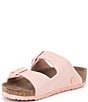 Color:Soft Pink - Image 4 - Girls' Arizona Double Banded Buckle Vegan Sandals (Youth)