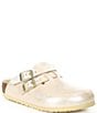 Color:Graceful Pearl White - Image 1 - Girls' Kay Clogs (Infant)
