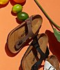 Color:Mocha - Image 3 - Women's Gizeh Birkibuc Thong Sandals