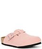 Birkenstock Kids' Boston Birkibuc Clogs (Youth)