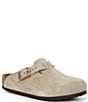 Birkenstock Kids' Boston Suede Clogs (Youth)