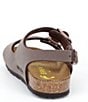 Color:Brown - Image 4 - Kids' Roma Adjustable Buckle Slingback Sandals (Toddler)