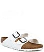 Color:White - Image 1 - Men's Arizona Birko-Flor Slip-On Sandals