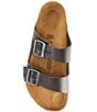 Color:Vintage Wood Black - Image 5 - Men's Arizona Double Buckle Grip Sandals