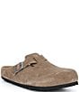 Birkenstock Men's Boston Suede Clogs - Image 1
