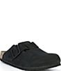 Birkenstock Men's Boston Wire Buckle Nubuck Clogs - Image 1