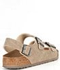 Color:Desert Dust Gray Taupe - Image 2 - Men's Milano Vegan Backstrap Sandals