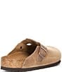 Color:Tobacco - Image 2 - Men's Boston Oiled Leather Soft Footbed Slip-On Clogs