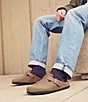 Birkenstock Men's Boston Oiled Leather Soft Footbed Slip On Clogs, Color:Tobacco - Image 7