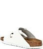 Color:White - Image 3 - Women's Arizona Leather Soft Footbed Sandals