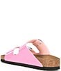 Color:Candy Pink - Image 3 - Women's Arizona Patent Birko-Flor Slide Sandals