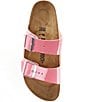 Color:Candy Pink - Image 5 - Women's Arizona Patent Birko-Flor Slide Sandals