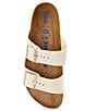 Color:Ecru - Image 5 - Women's Arizona Soft Footbed Suede Nubuck Buckle Detail Sandals