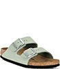 Birkenstock Women's Arizona Suede Banded Slide Sandals - Image 1