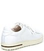 Color:White - Image 2 - Women's Bend Leather Sneakers