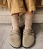 Birkenstock Women's Blair Suede Cross Strap Clogs - Image 5