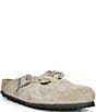 Birkenstock Women's Boston Braid Strap Suede Clogs - Image 1