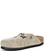 Birkenstock Women's Boston Braid Strap Suede Clogs - Image 6