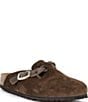 Birkenstock Women's Boston Braid Strap Suede Clogs - Image 1