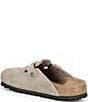 Birkenstock Women's Boston Braid Strap Suede Clogs - Image 5