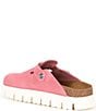 Color:Candy Pink - Image 3 - Women's Boston Chunky Suede Platform Clogs