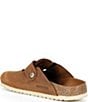 Birkenstock Women's Boston Oiled Leather Buckle Strap Clogs - Image 3