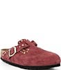Birkenstock Women's Boston Suede Rivet Studded Clogs - Image 1