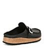 Color:Black - Image 2 - Women's Buckley Oiled Leather Clogs