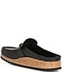 Color:Black - Image 3 - Women's Buckley Oiled Leather Clogs