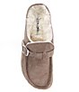 Color:Stone Coin - Image 5 - Women's Buckley Shearling Clogs