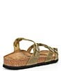 Color:Green Olive - Image 2 - Women's Franca Braid Oiled Leather Strappy Sandals