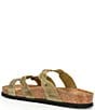 Color:Green Olive - Image 3 - Women's Franca Braid Oiled Leather Strappy Sandals