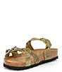 Color:Green Olive - Image 4 - Women's Franca Braid Oiled Leather Strappy Sandals