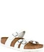 Color:White - Image 1 - Women's Franca Natural Leather Sandals