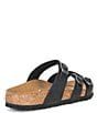 Color:Black - Image 2 - Women's Franca Distressed Oiled Leather Sandals