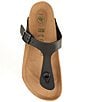 Color:Black - Image 5 - Gizeh Flex Platform Thong Sandals