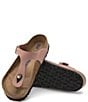 Color:Old Rose - Image 3 - Women's Gizeh Suede Nubuck Thong Sandals