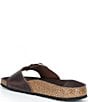 Birkenstock Women's Madrid Oiled Leather Big Buckle Hardware Slide Sandals - Image 6