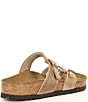 Color:Tobacco Brown - Image 2 - Women's Mayari Oiled Leather Thong Sandals