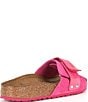 Color:Fuchsia Tulip - Image 2 - Women's Oita Suede Slide Sandals