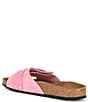 Color:Candy Pink - Image 3 - Women's Oita Suede Slide Sandals